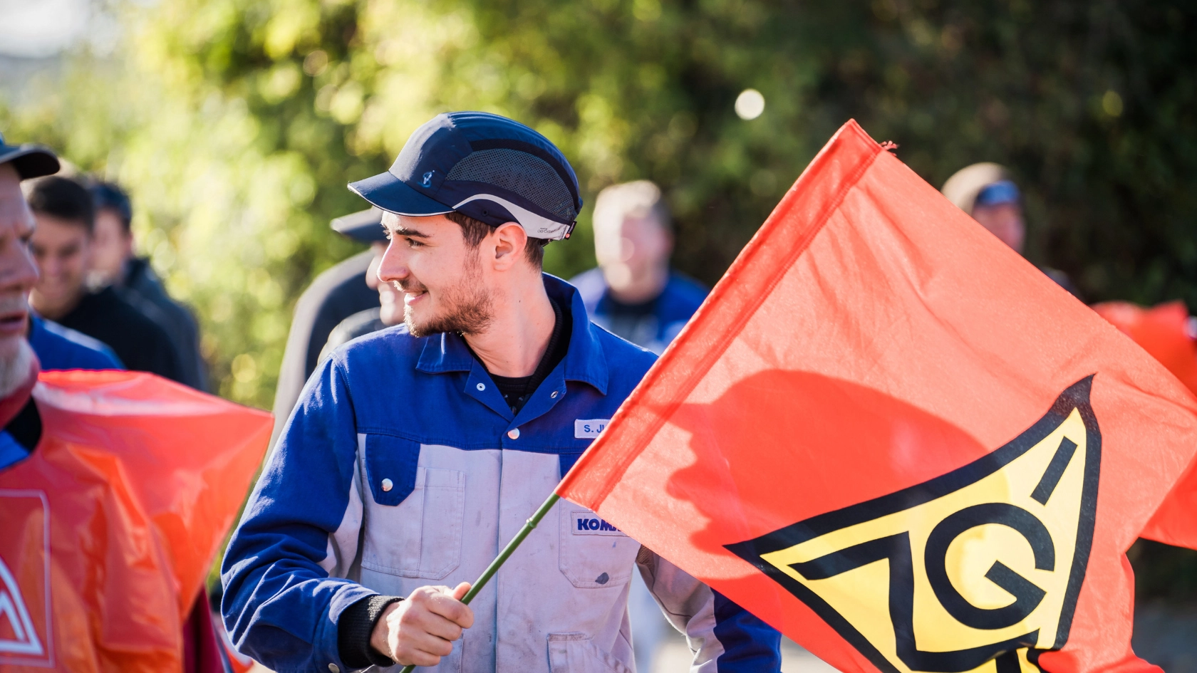 Warnstreik Komatsu Hannover