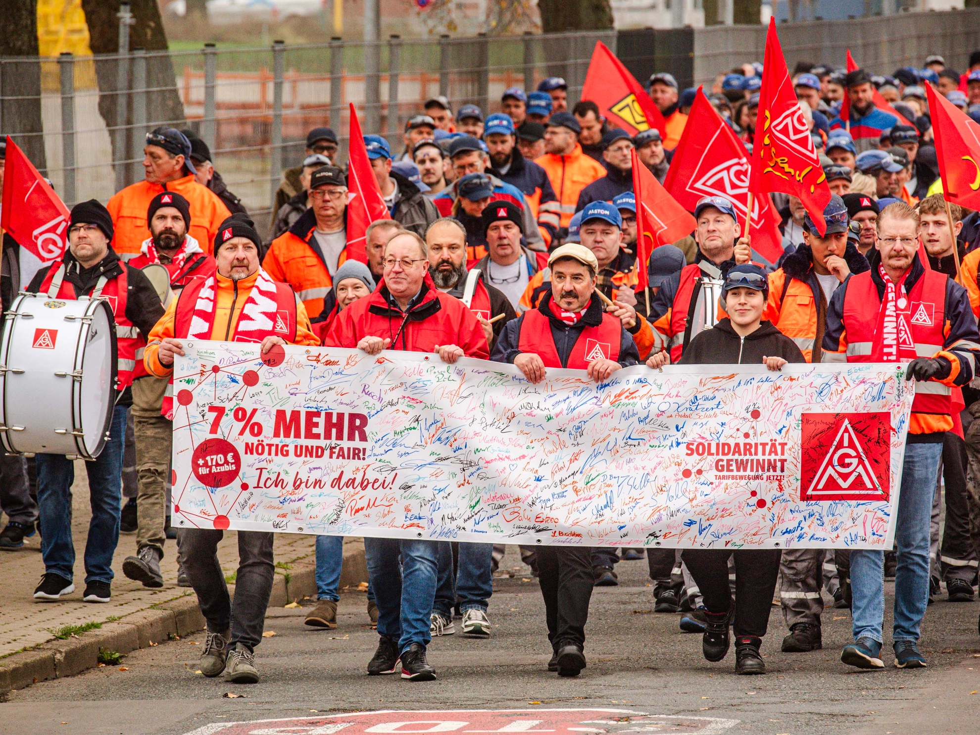 Warnstreik Alstom SZ