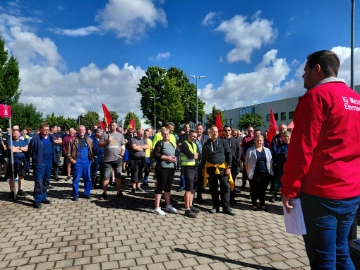 Belegschaft bei ZF in Gotha kämpft um ihre Arbeitsplätze 