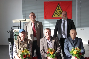 11.645 Jahre Gewerkschaftsmitgliedschaft geehrt