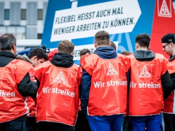Warnstreik bei Gothaer Fahrzeugtechnik: 