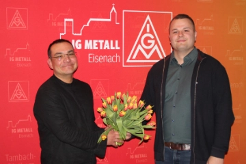 Toni Bernheiden und Raymond Haße an der Spitze der IG Metall Suhl‑Sonneberg und IG Metall Eisenach
