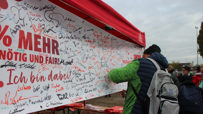 Unterschriften Banner