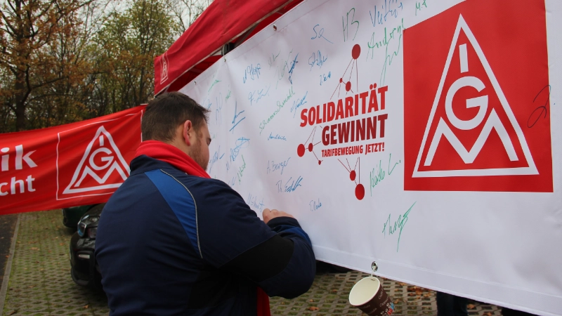 Unterschriften Banner