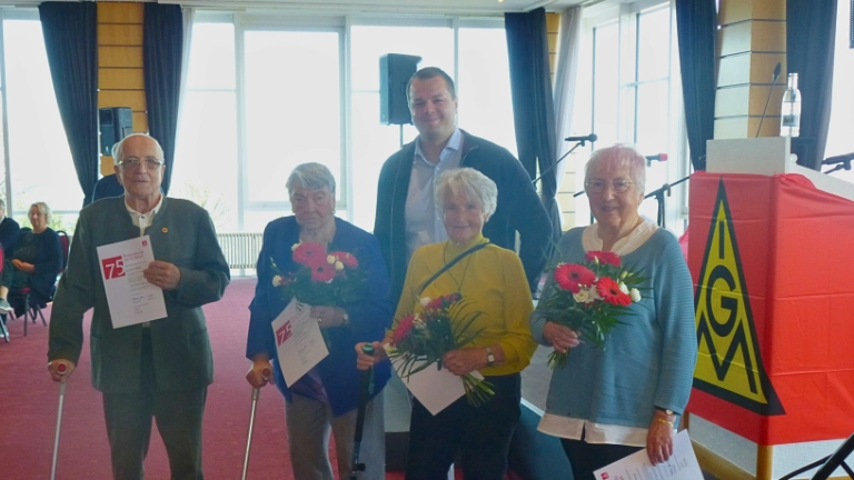 75 Jahre Mitgliedschaft