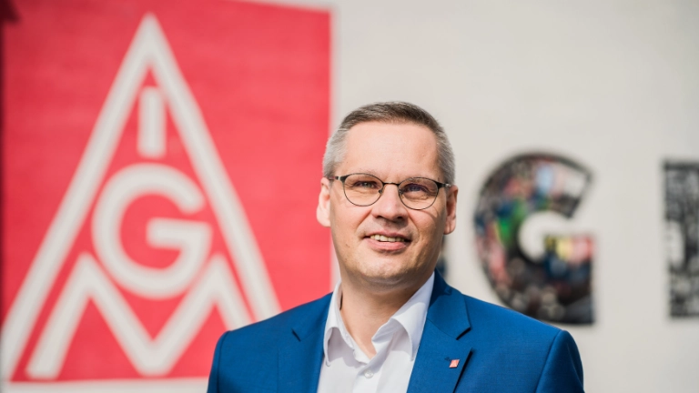Thorsten Gröger, Leiter des IG Metall-Bezirks Niedersachsen und Sachsen-Anhalt